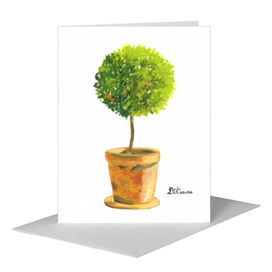 Ball & Pot, Greeting Card (#7191A) A2 Card Front, www.printedcanvas.com