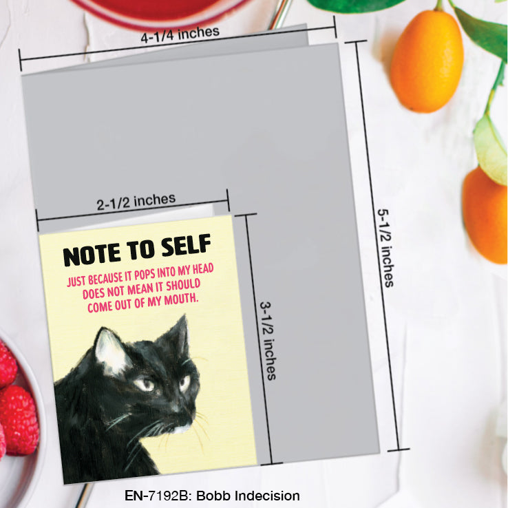 Bobb Indecision, Greeting Card (#7192B)