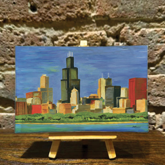 Chicago Skyline, Mini Artwork (MA-7196A)