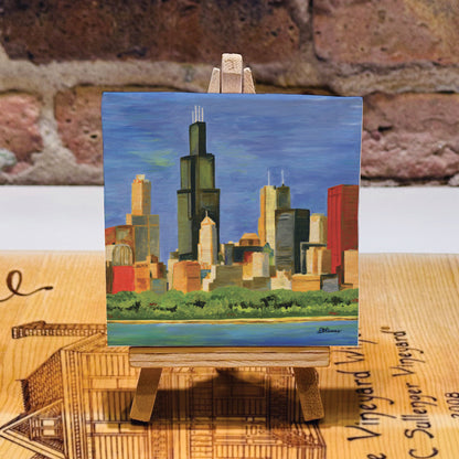 Chicago Skyline, Mini Artwork (MA-7196B)
