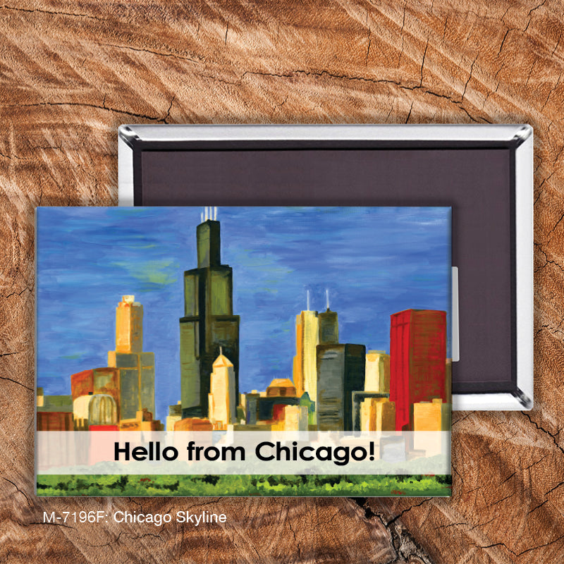 Chicago Skyline, Magnet (7196F)