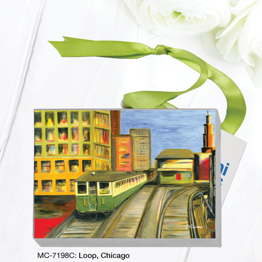 Loop, Chicago, Mini Canvas (MC-7198C)