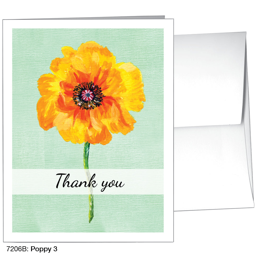Poppy 03, Greeting Card (7206B)
