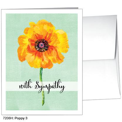 Poppy 03, Greeting Card (7206H)