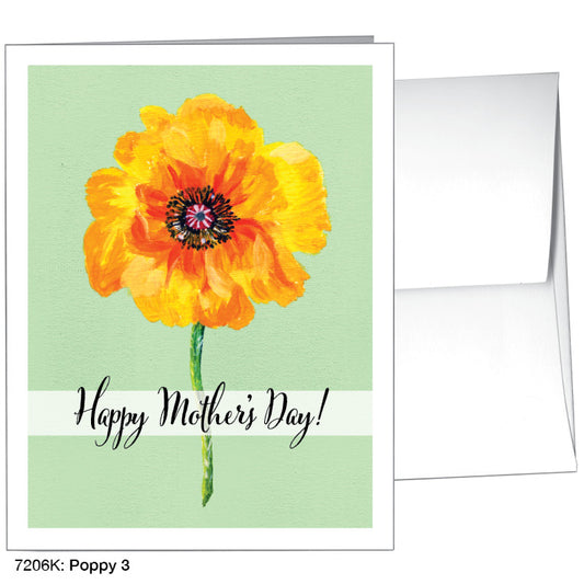 Poppy 03, Greeting Card (7206K)