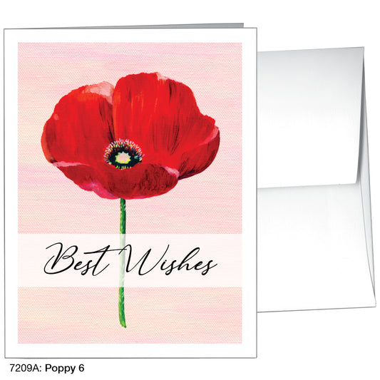 Poppy 06, Greeting Card (7209A)