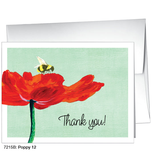 Poppy 12, Greeting Card (7215B)