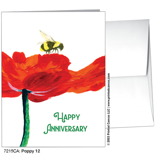 Poppy 12, Greeting Card (#7215CA)