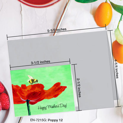 Poppy 12, Greeting Card (#7215G)