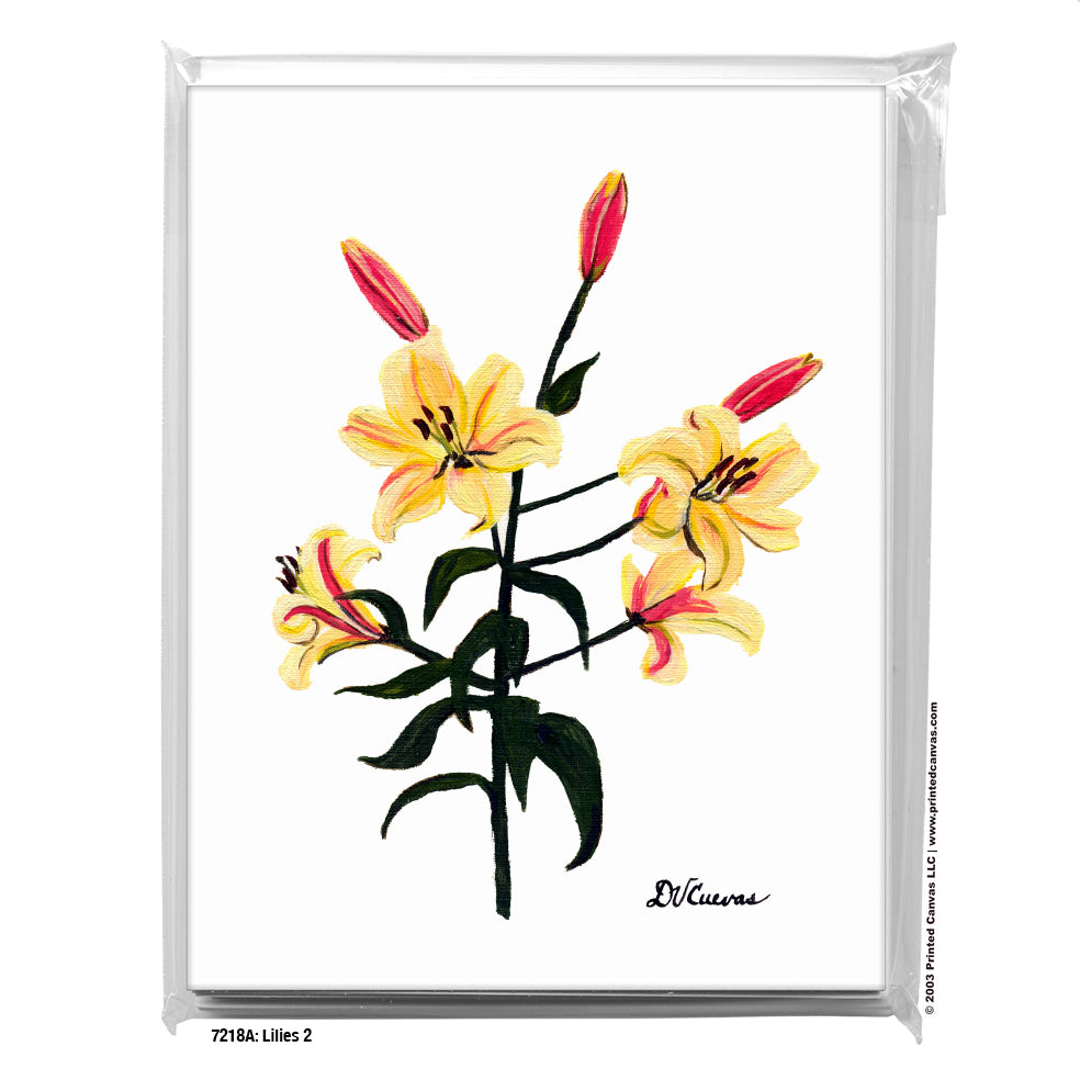 Lilies 2, Greeting Card (#7218A)