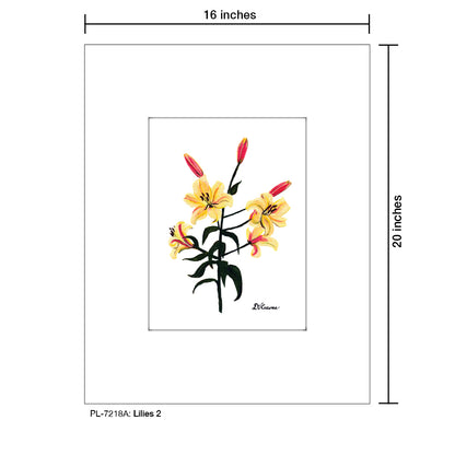 Lilies 2, Print (#7218A)