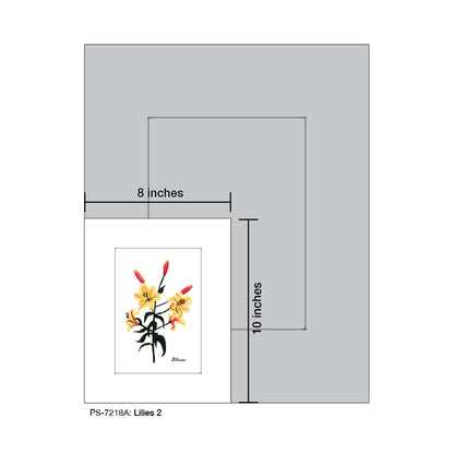 Lilies 2, Print (#7218A)