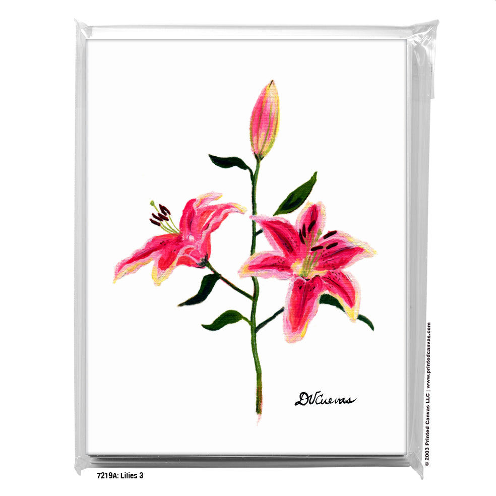 Lilies 3, Greeting Card (#7219A)