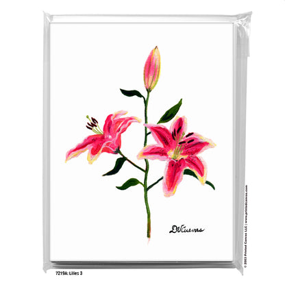 Lilies 3, Greeting Card (#7219A)