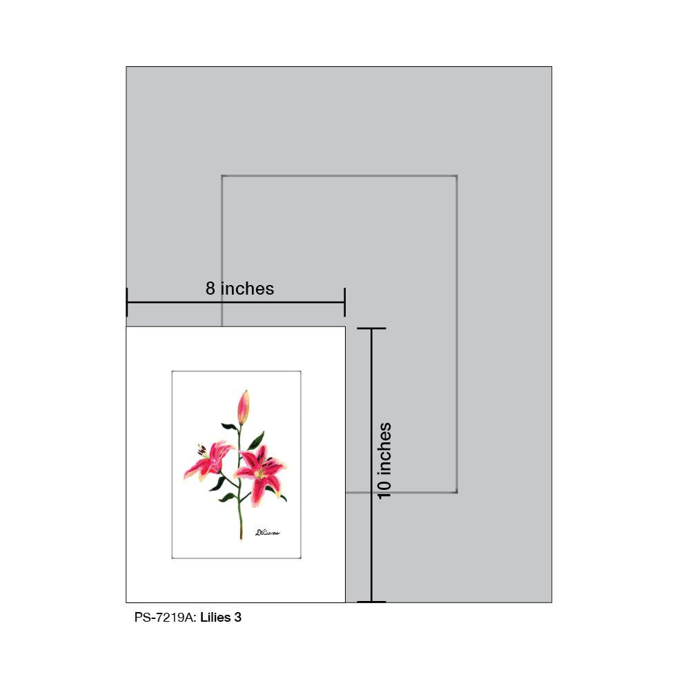 Lilies 3, Print (#7219A)