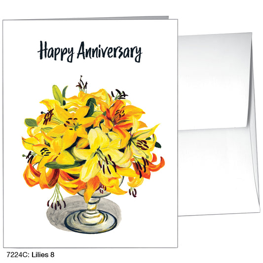 Lilies 8, Greeting Card (7224C)