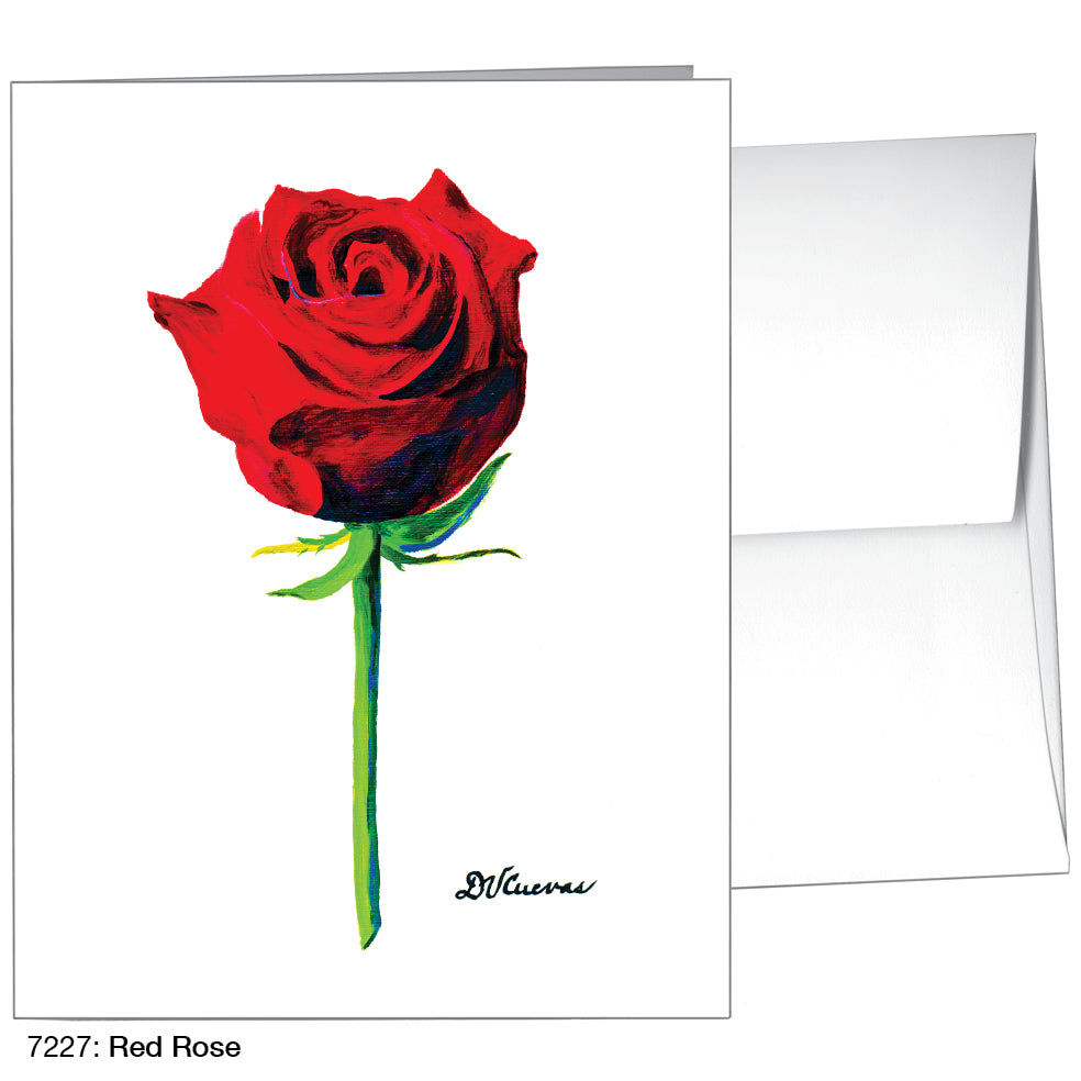 Red Rose, Greeting Card (7227), A2, printedcanvas.com