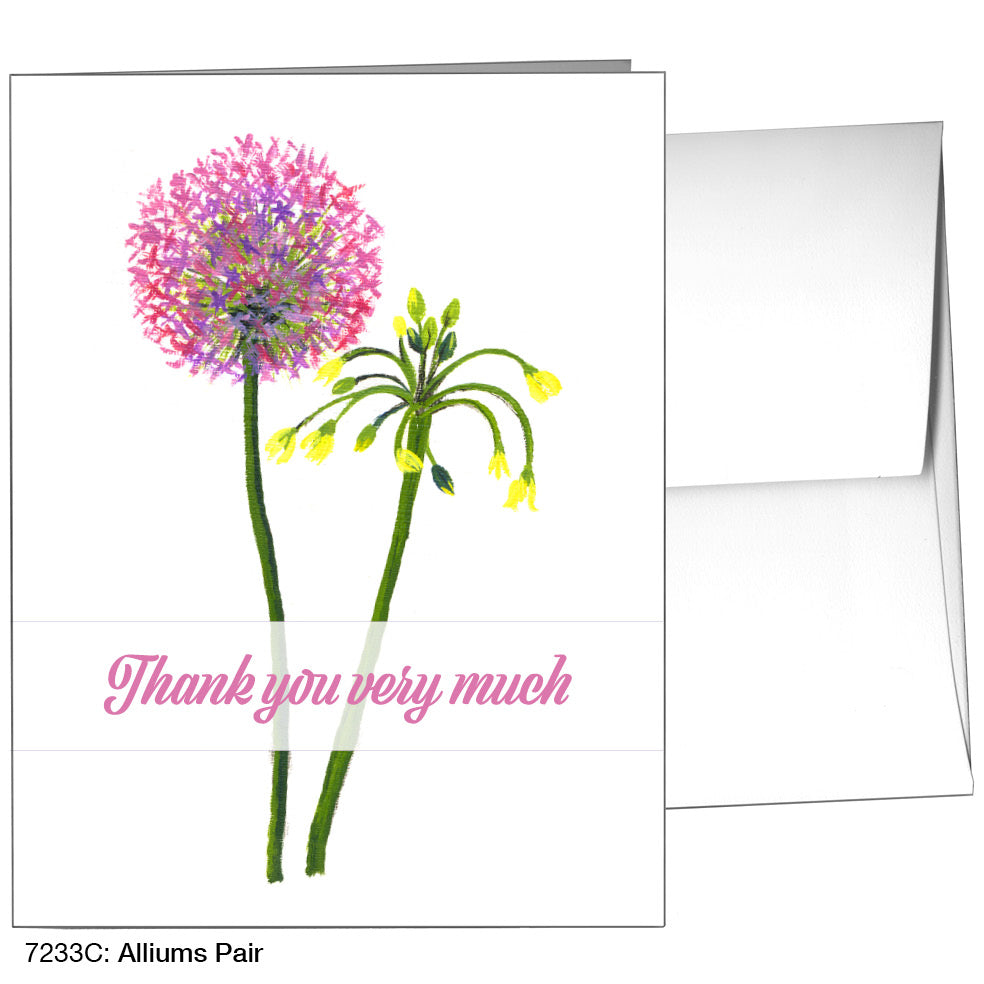 Alliums Pair, Greeting Card (7233C)