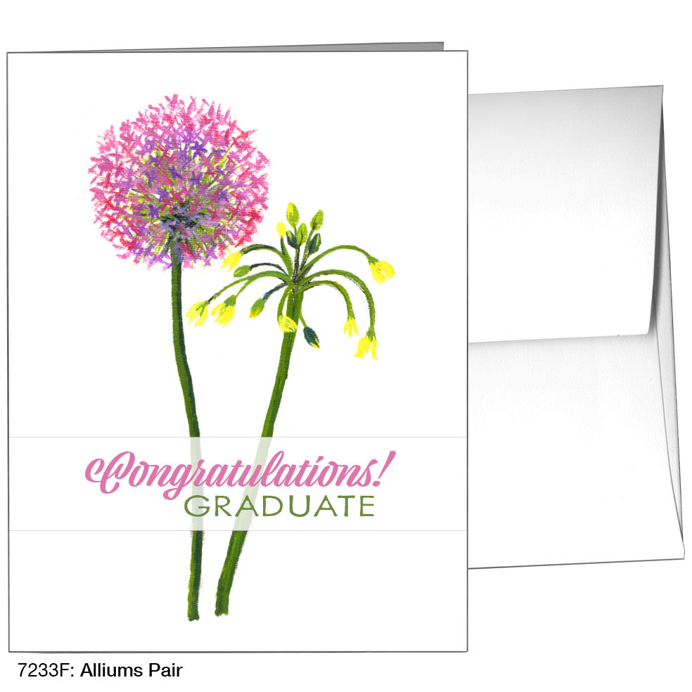 Alliums Pair, Greeting Card (7233F)