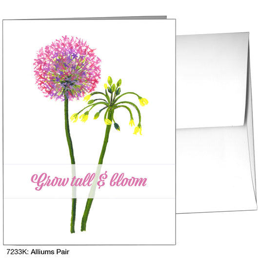 Alliums Pair, Greeting Card (7233K)