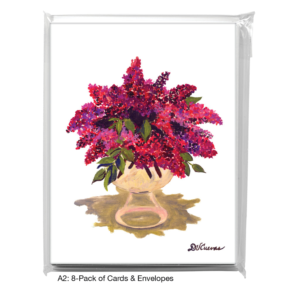 Lilacs, Greeting Card (7234), A2 8-Pack, printedcanvas.com