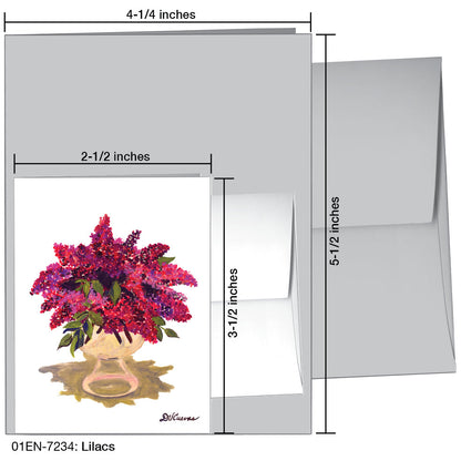 Lilacs, Greeting Card (7234), Enclosure, printedcanvas.com