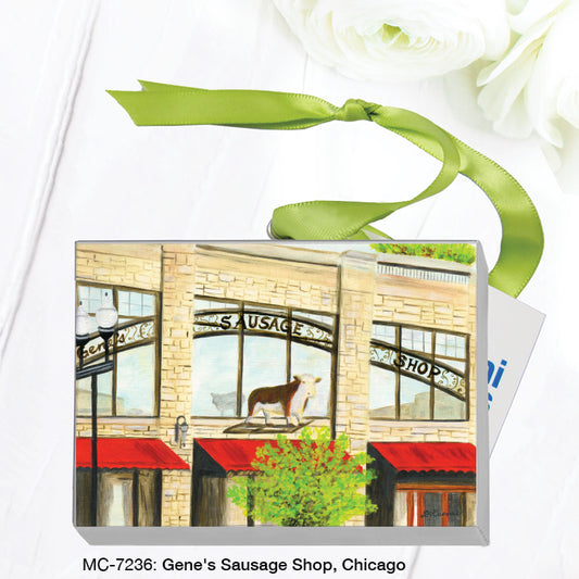 Gene's Sausage Shop, Chicago, Mini Canvas (MC-7236), Front, printedcanvas.com