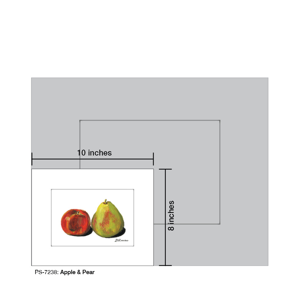 Apple & Pear, Print (#7238)