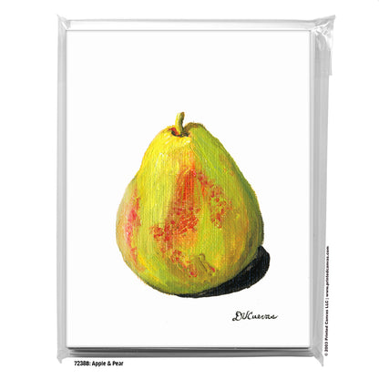 Apple & Pear, Greeting Card (#7238B)