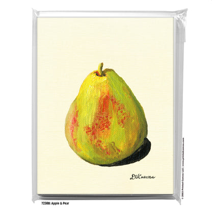 Apple & Pear, Greeting Card (#7238B)