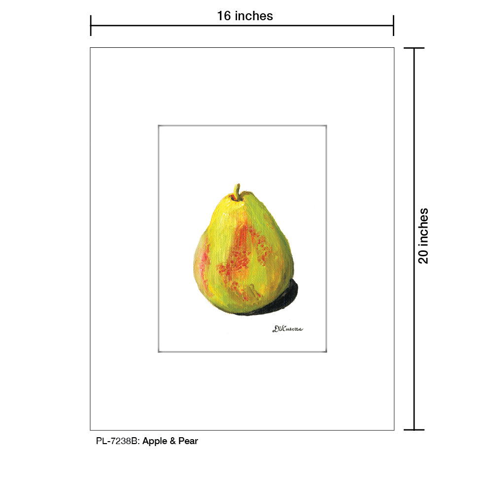 Apple & Pear, Print (#7238B)