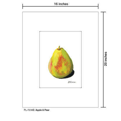 Apple & Pear, Print (#7238B)