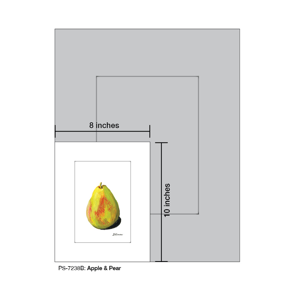 Apple & Pear, Print (#7238B)