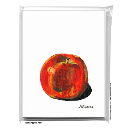 Apple & Pear, Greeting Card (#7238C)