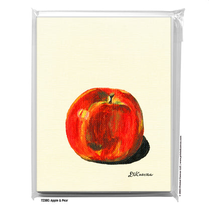 Apple & Pear, Greeting Card (#7238C)