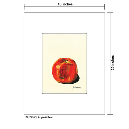 Apple & Pear, Print (#7238C)