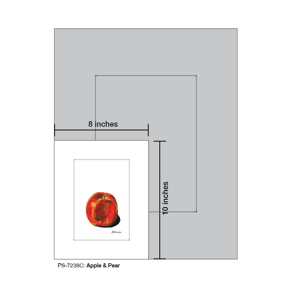 Apple & Pear, Print (#7238C)