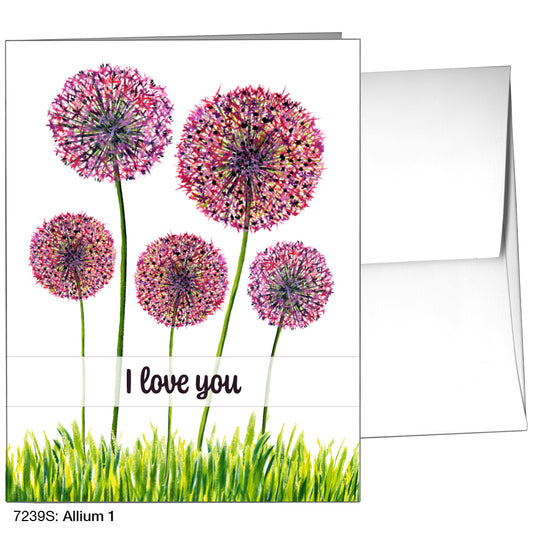 Allium 1, Greeting Card (7239S)