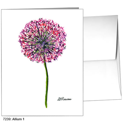 Allium 1, Greeting Card (7239)