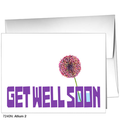 Allium 2, Greeting Card (7240N)