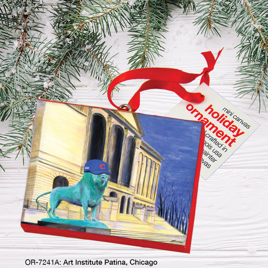 Art Institute Patina, Chicago, Ornament (OR-7241A), Front, printedcanvas.com
