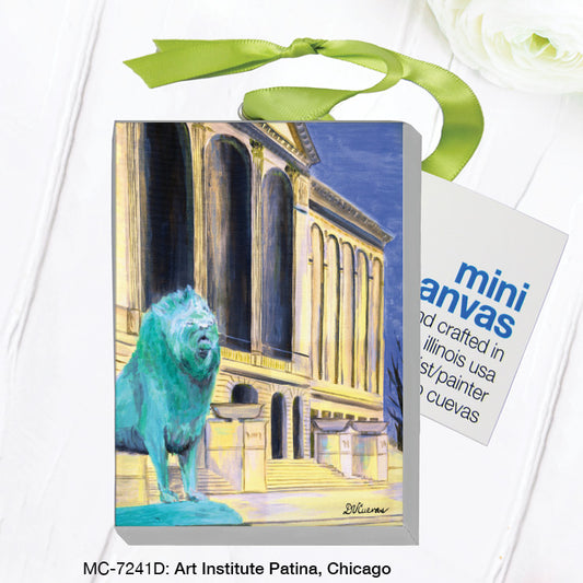 Art Institute Patina, Chicago, Mini Canvas (MC-7241D), Front, printedcanvas.com