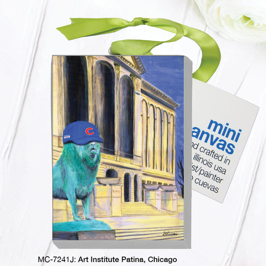 Art Institute Patina, Chicago, Mini Canvas (MC-7241J), Front, printedcanvas.com