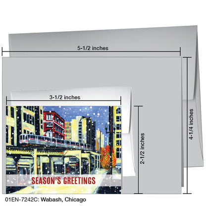 Wabash, Chicago, Greeting Card (7242C), Enclosure, printedcanvas.com