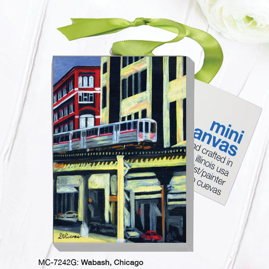 Wabash, Chicago, Mini Canvas (MC-7242G), Front, printedcanvas.com