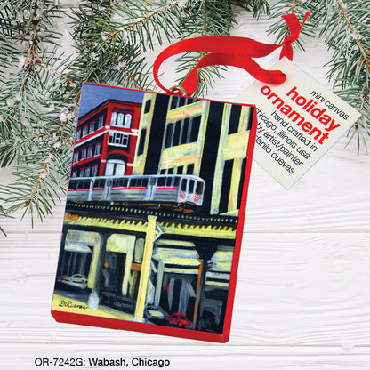 Wabash, Chicago, Ornament (OR-7242G), Front, printedcanvas.com