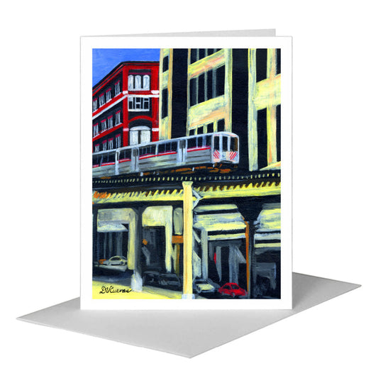 Wabash, Chicago, Greeting Card (#7242G) A2 Card Front, www.printedcanvas.com