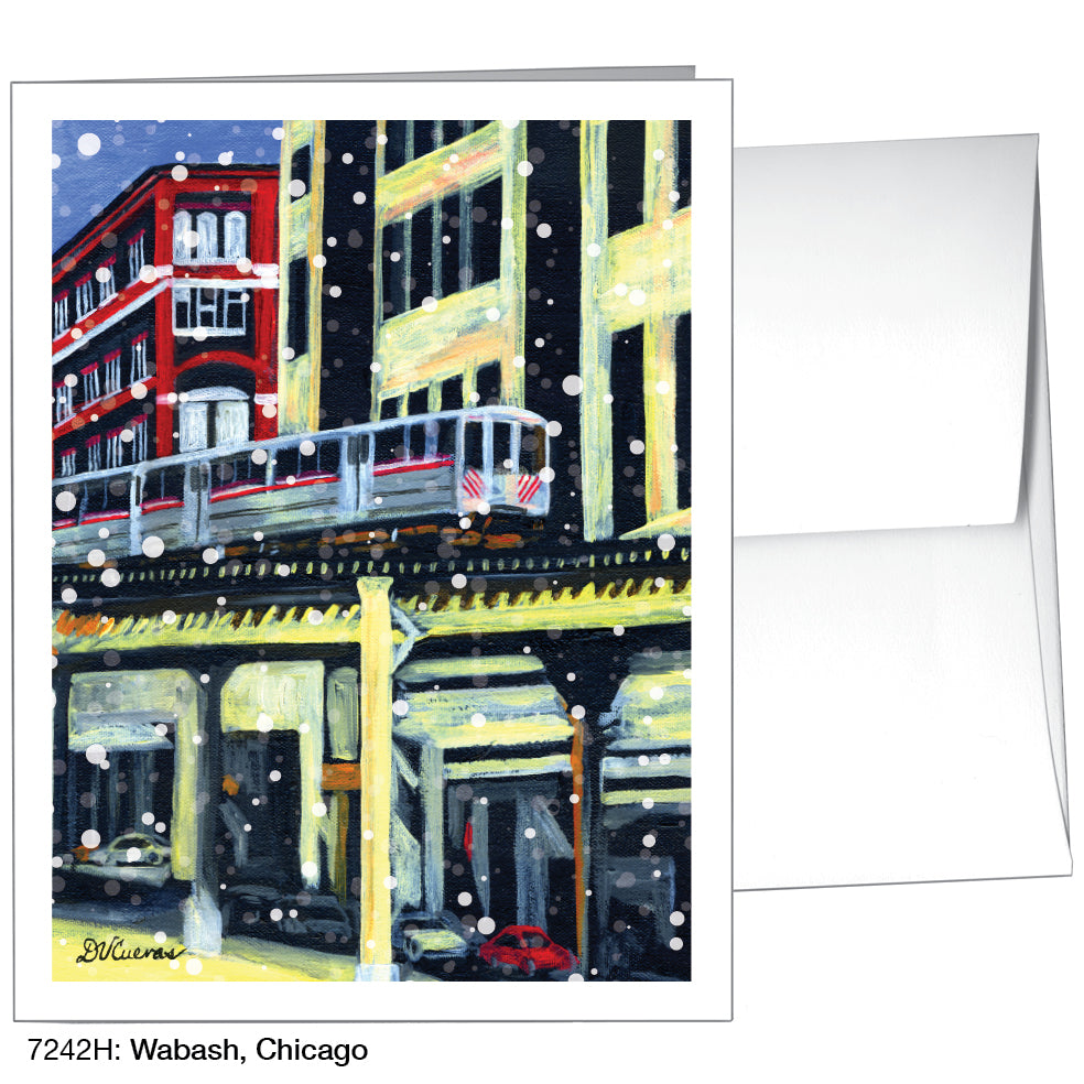 Wabash, Chicago, Greeting Card (7242H), A2, printedcanvas.com