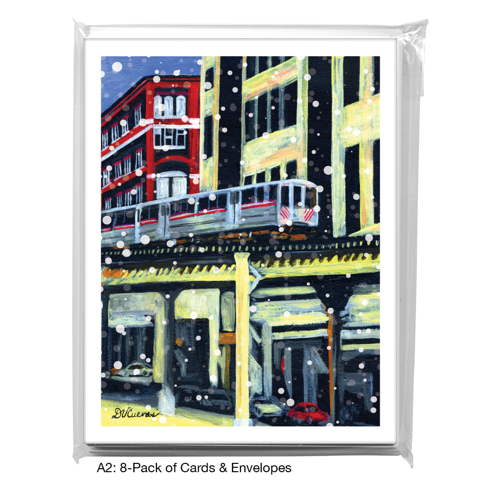 Wabash, Chicago, Greeting Card (7242H), A2 8-Pack, printedcanvas.com