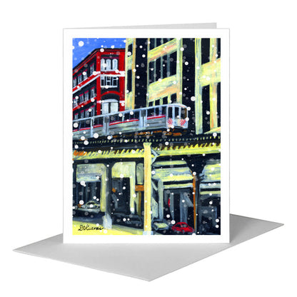 Wabash, Chicago, Greeting Card (#7242H), A2 Card Front, www.printedcanvas.com